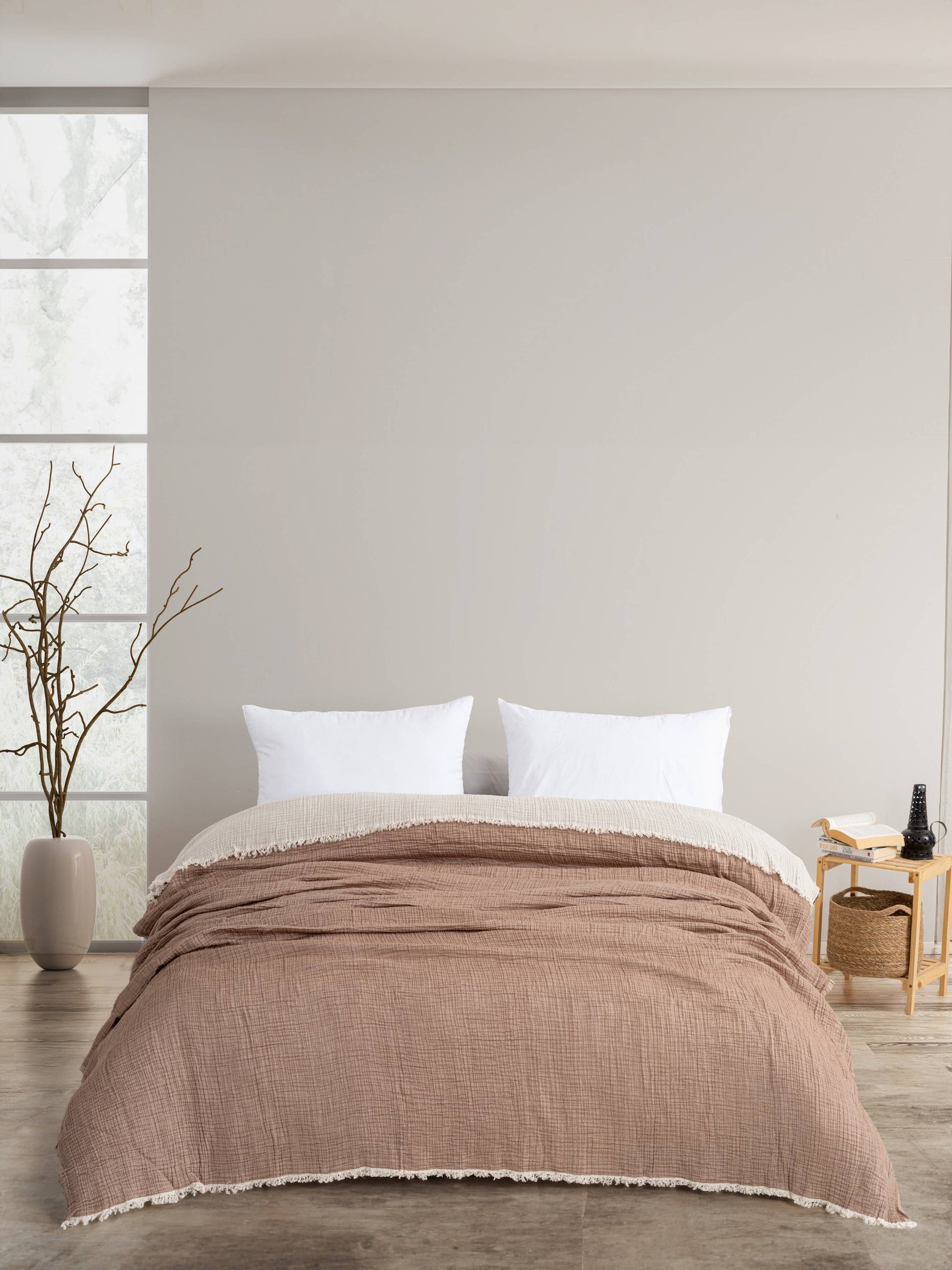4 Layers Muslin Blanket | Quilted Blanket | King Size