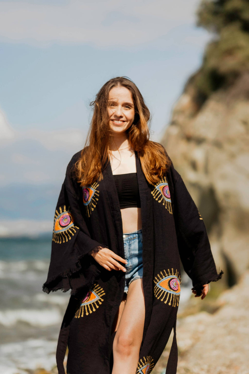 Green Evil Eye Robe
