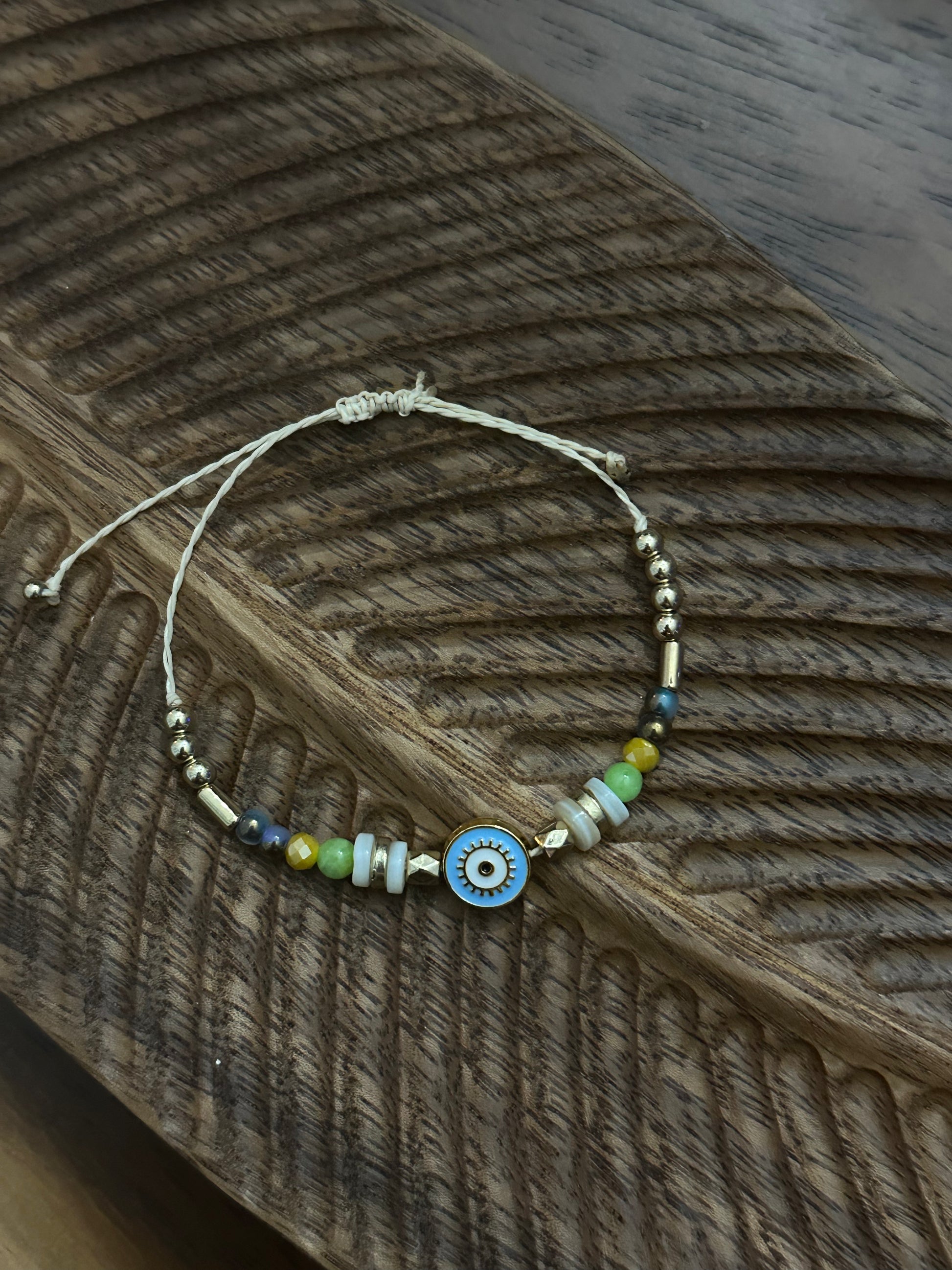 Beaded Evil Eye Bracelet
