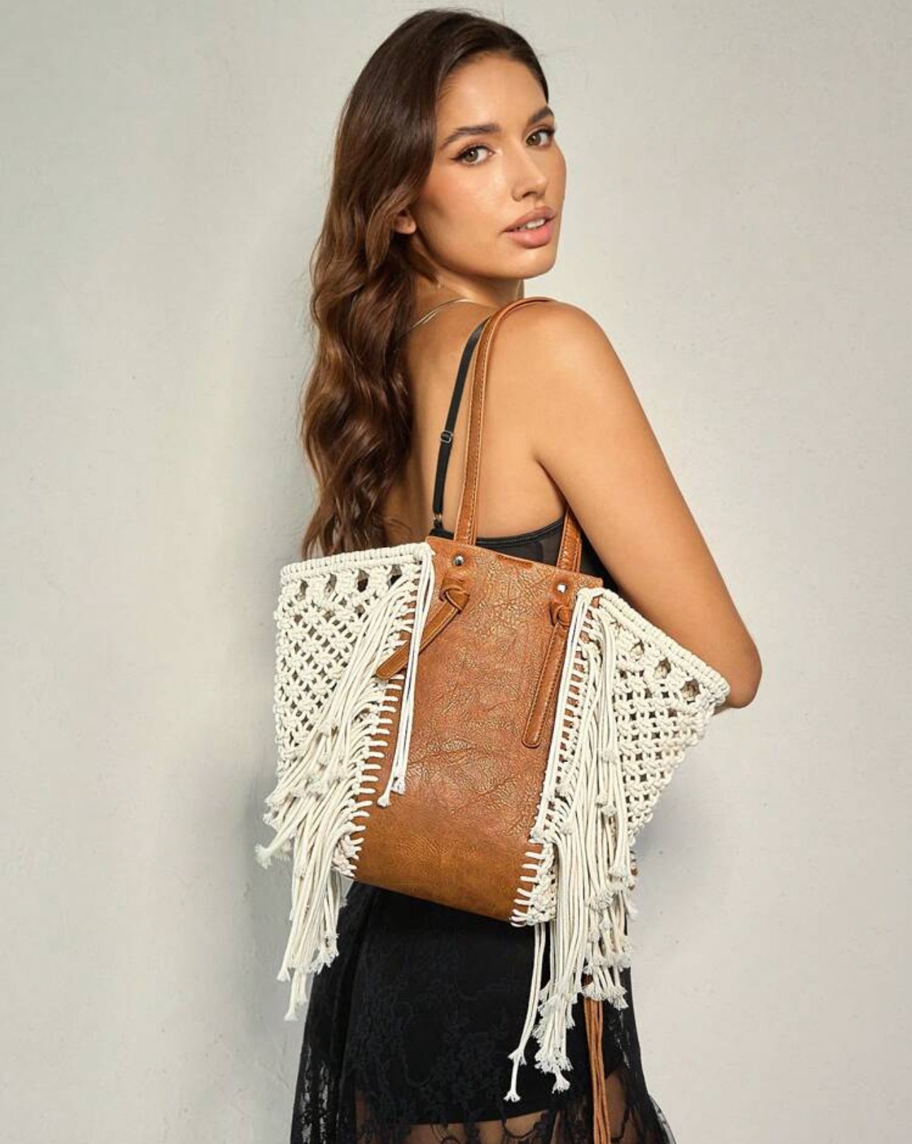 Boho-chic Macramé Tote