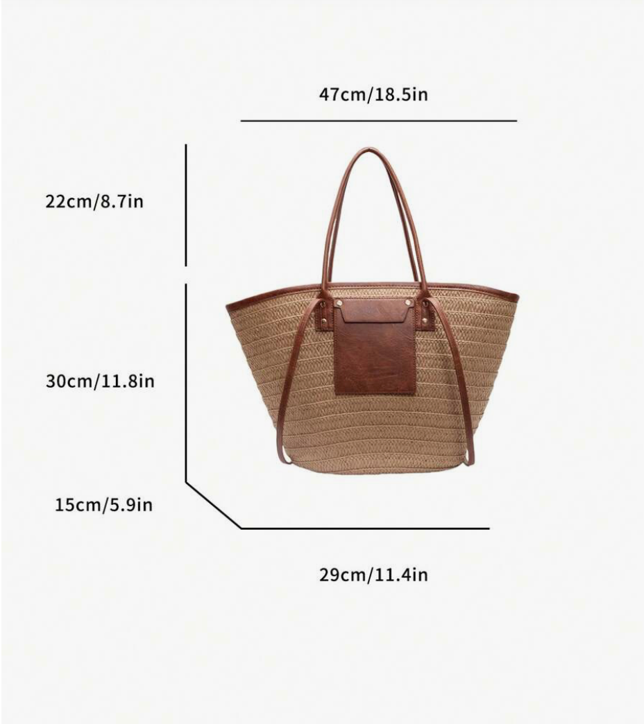 Sienna Woven Tote Bag