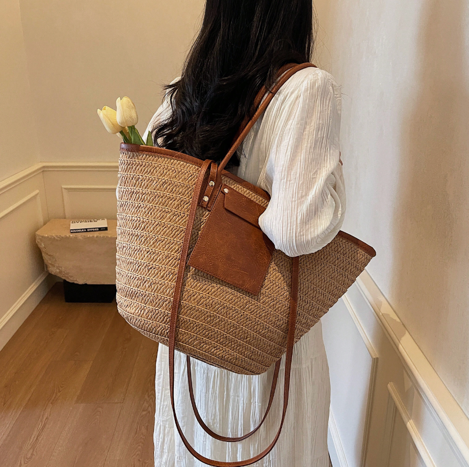 Sienna Woven Tote Bag
