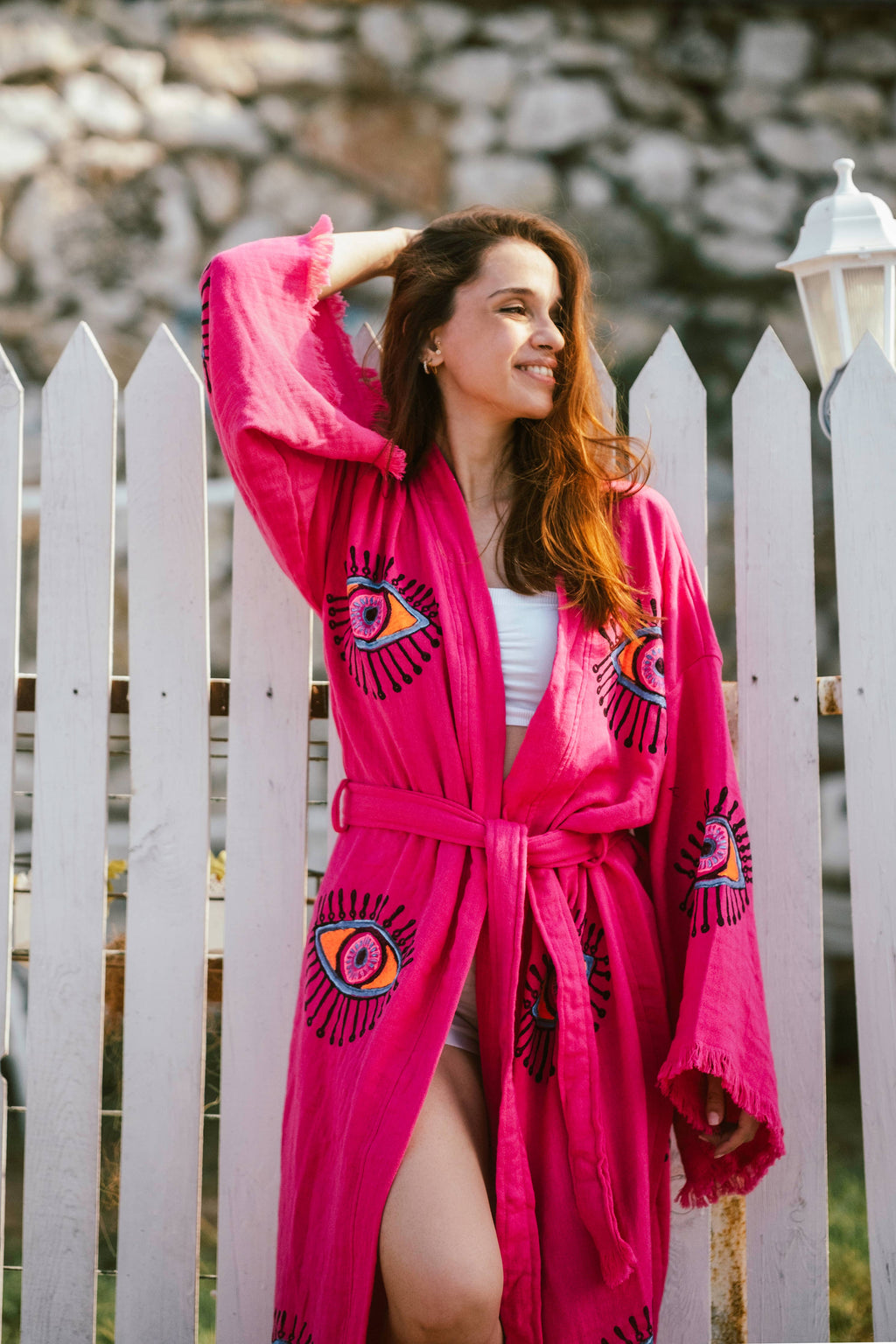 Green Evil Eye Robe
