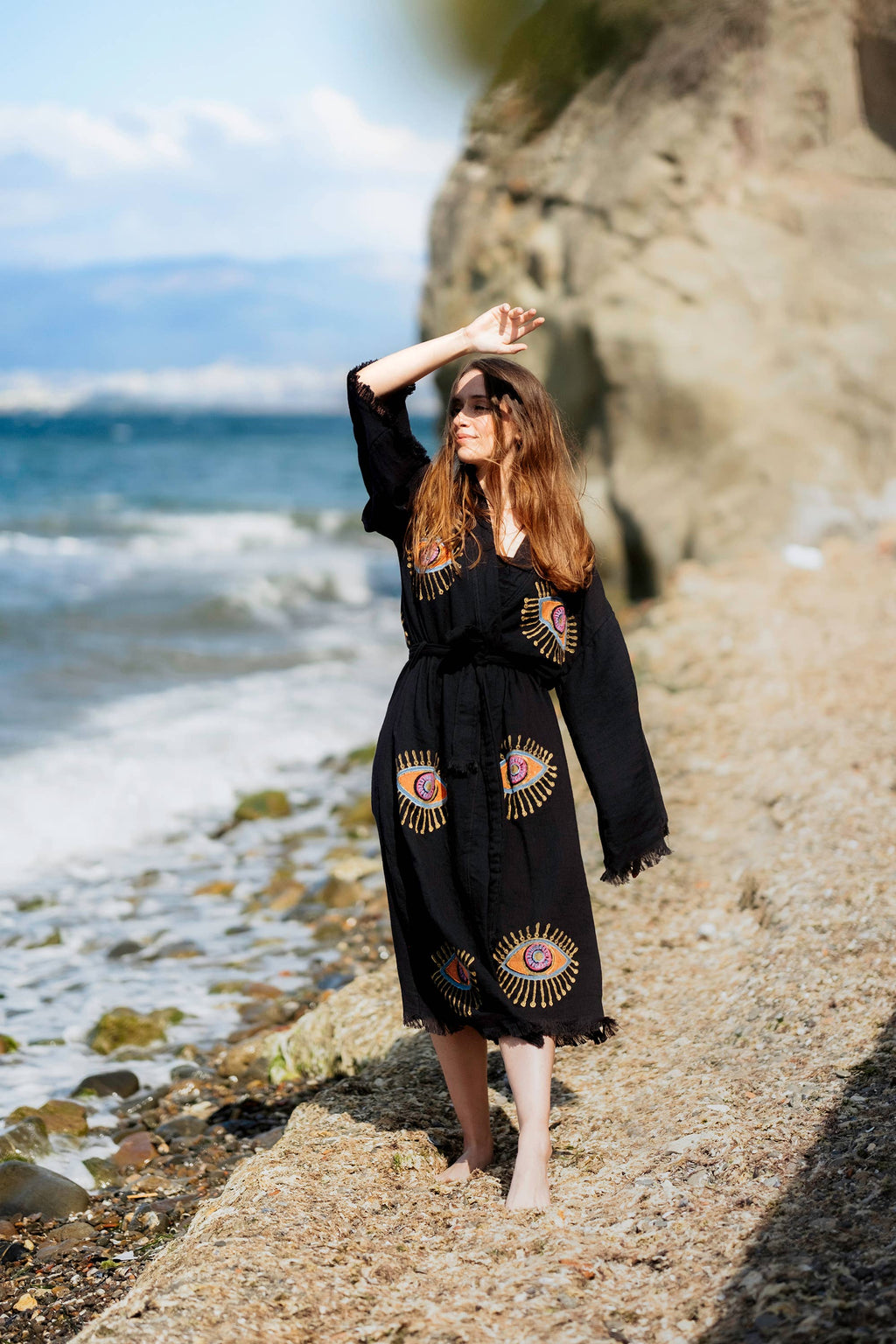 Green Evil Eye Robe