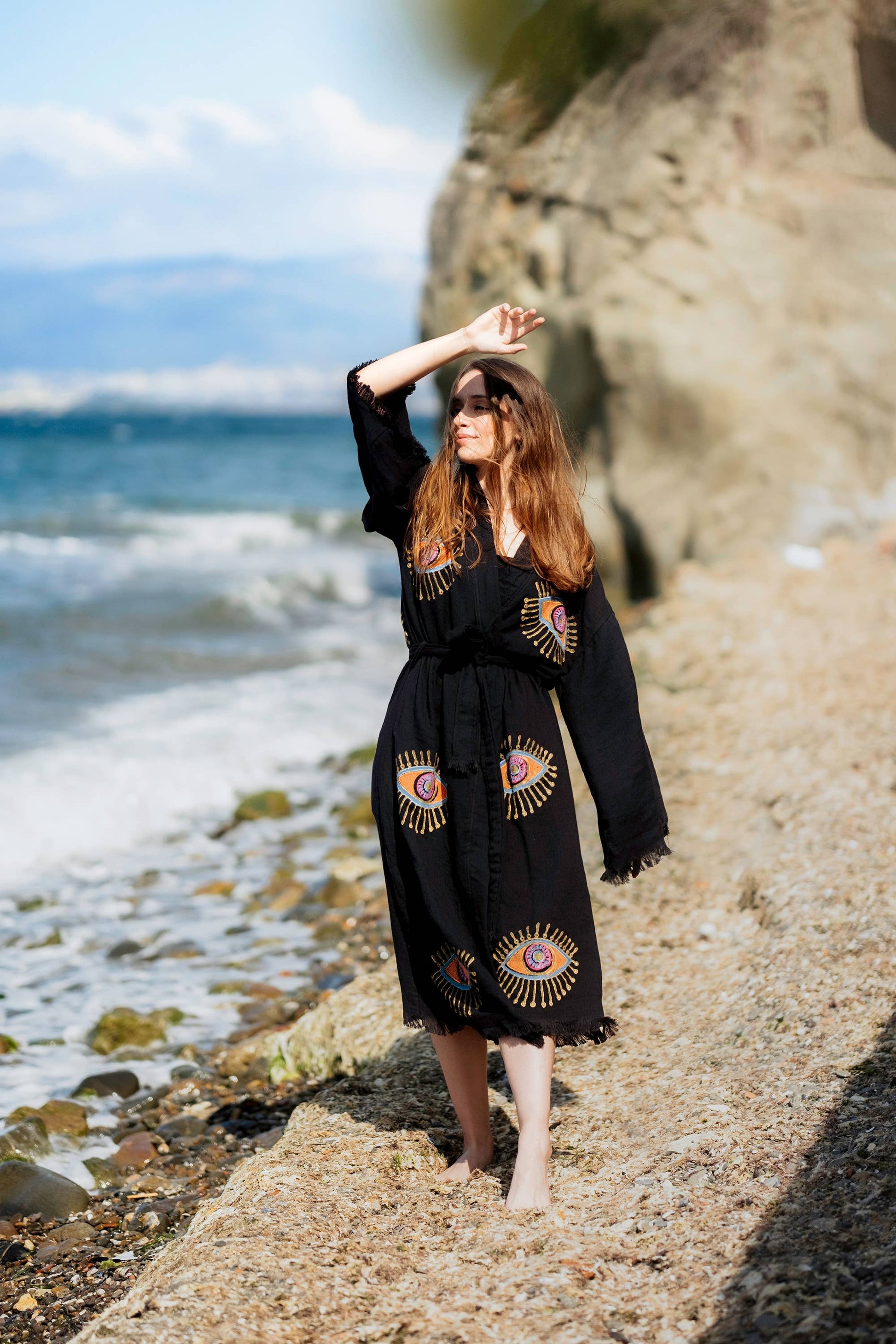 Green Evil Eye Robe