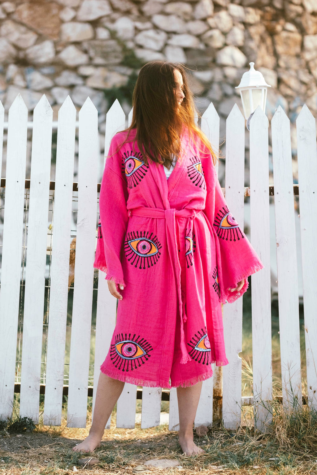 Green Evil Eye Robe
